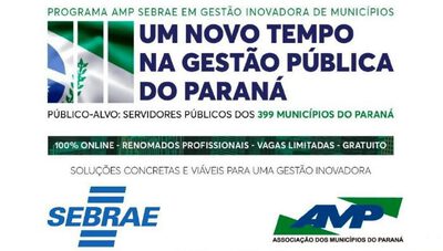 AMP e Sebrae iniciam em fevereiro o  Programa Gestão Inovadora de Municípios 