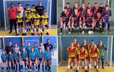 Telêmaco Borba, Carambeí, Castro e Tibagi conquistam a 4ª etapa do Desafio de Futsal AMCG