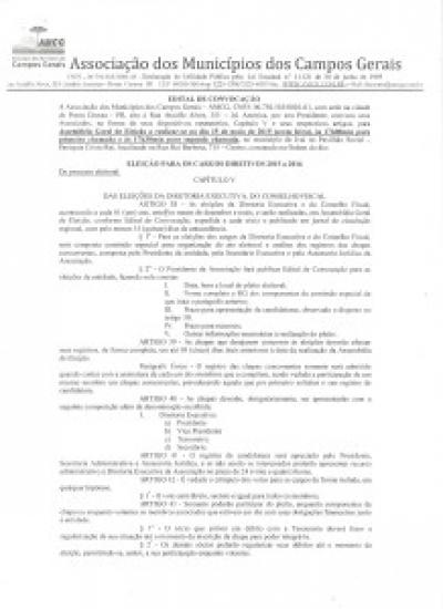 Edital de Convocação