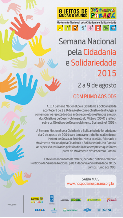 Semana da Cidadania terá palestra sobre voluntariado